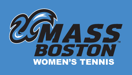 UMass Boston Women's Tennis, color on blue variant, cell 17