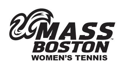 UMass Boston Women's Tennis, black and white variant, cell 19