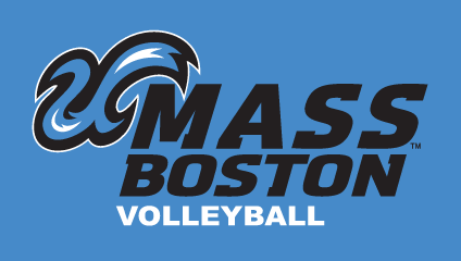 UMass Boston Volleyball, color on blue variant, cell 22