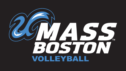 UMass Boston Volleyball, color on black variant, cell 23