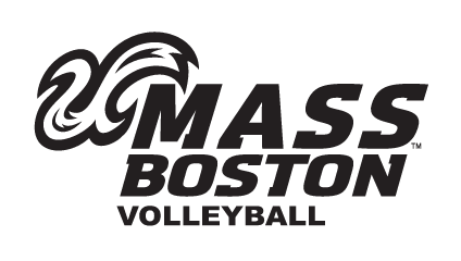 UMass Boston Volleyball, black and white variant, cell 24