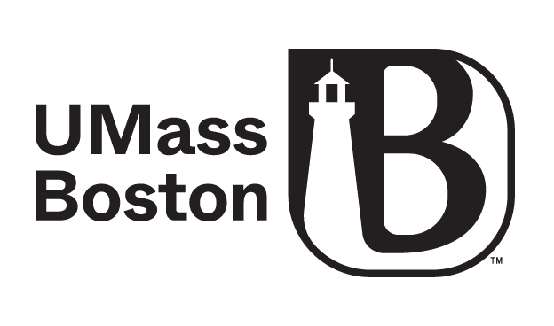 UMass Boston logo, black variant, cell 3