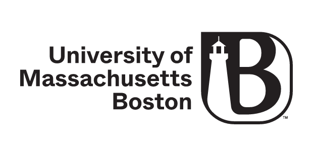 University of Massachusetts Boston logo, black variant, cell 7