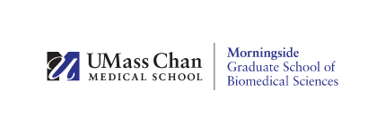 UMass Chan Medical School Morningside Graduate School of Biomedical Sciences, horizontal 1-line, color variant, cell 15