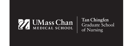 UMass Chan Medical School Tan Chingfen Graduate School of Nursing, horizontal 1-line, reverse variant, cell 22
