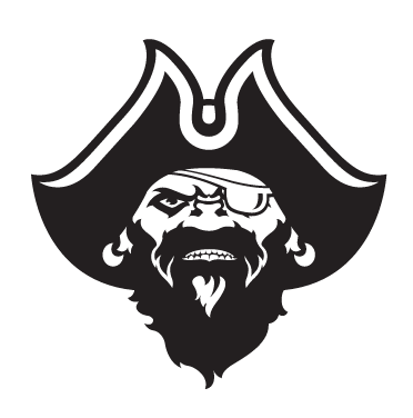 Corsair head, black and white variant, cell 3