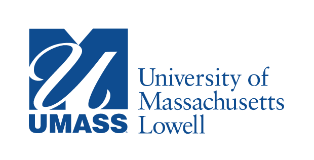 UMass Lowell secondary logo, blue variant, cell 6