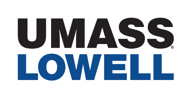 UMass Lowell wordmark, full color variant, cell 9