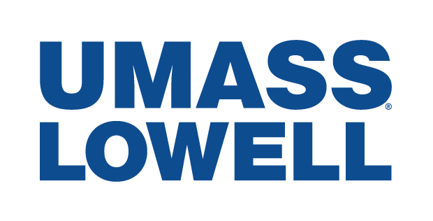 UMass Lowell wordmark, blue variant, cell 10