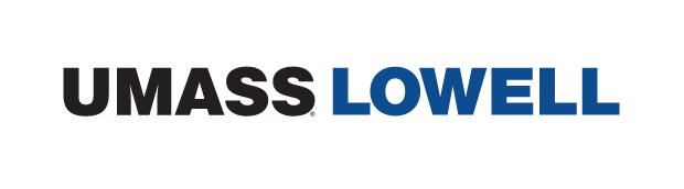 UMass Lowell wordmark, full color variant, cell 13