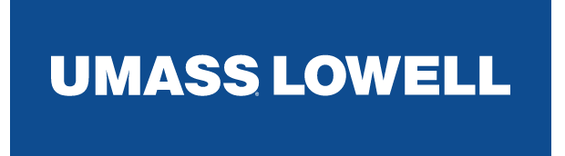 UMass Lowell wordmark, white variant, cell 16