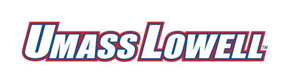 UMass Lowell wordmark, full color variant, cell 13