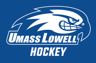 UMass Lowell Hockey, two color on blue variant, cell 34