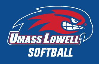 UMass Lowell Softball, full color on blue variant, cell 50