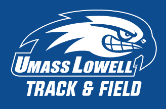 UMass Lowell Track & Field, two color on blue variant, cell 58