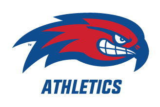 River Hawk head, full color with Athletics text variant, cell 61