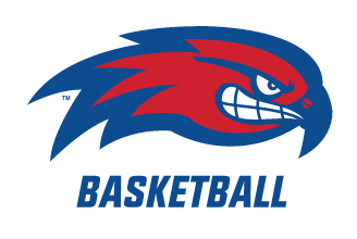 River Hawk head, full color with Basketball text variant, cell 73
