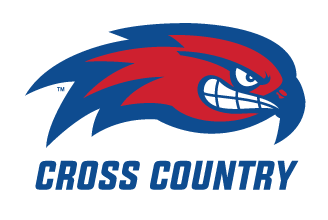 River Hawk head, full color with Cross Country text variant, cell 79