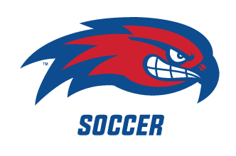 River Hawk head with SOCCER text, full color variant, cell 103