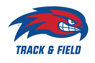 River Hawk head with TRACK & FIELD text, full color variant, cell 115