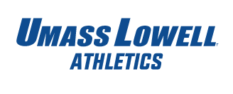 UMass Lowell Athletics wordmark, blue variant, cell 129
