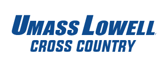 UMass Lowell Cross Country wordmark, blue variant, cell 165