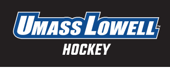 UMass Lowell Hockey wordmark, color on black variant, cell 186