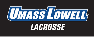 UMass Lowell Lacrosse wordmark, color on black variant, cell 198