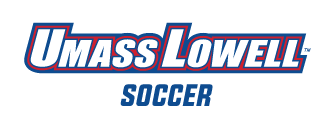 UMass Lowell Soccer wordmark, color variant, cell 205