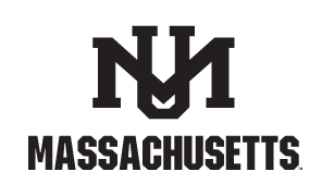 UMass Minutemen logo, black and white variant, cell 21
