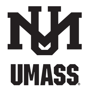 UMass Minutemen logo, black and white variant, cell 29