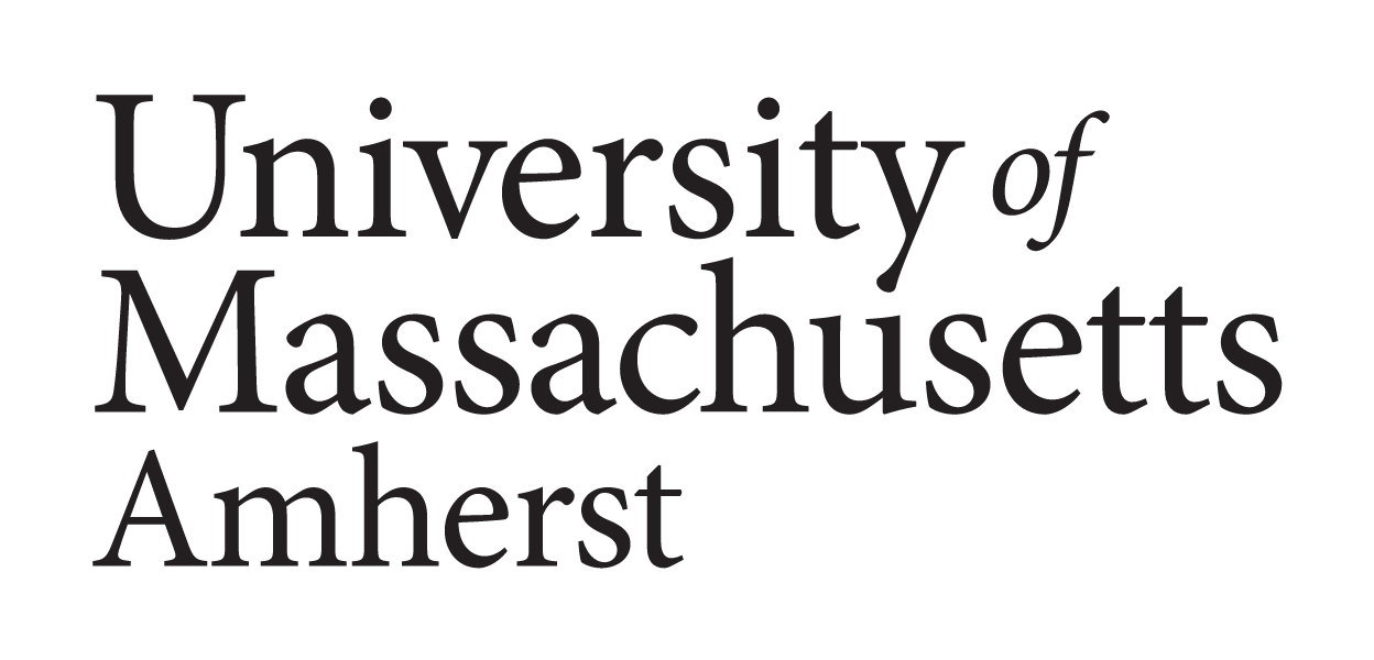 University of Massachusetts Amherst wordmark, black variant, cell 3