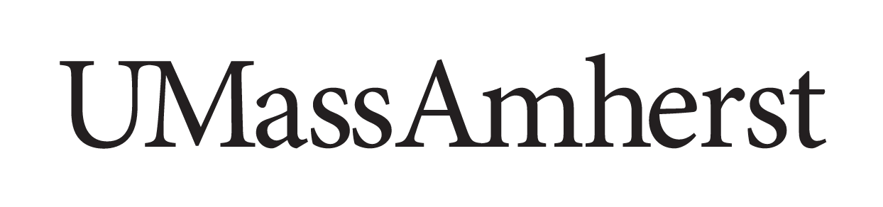 UMass Amherst wordmark, black variant, cell 3