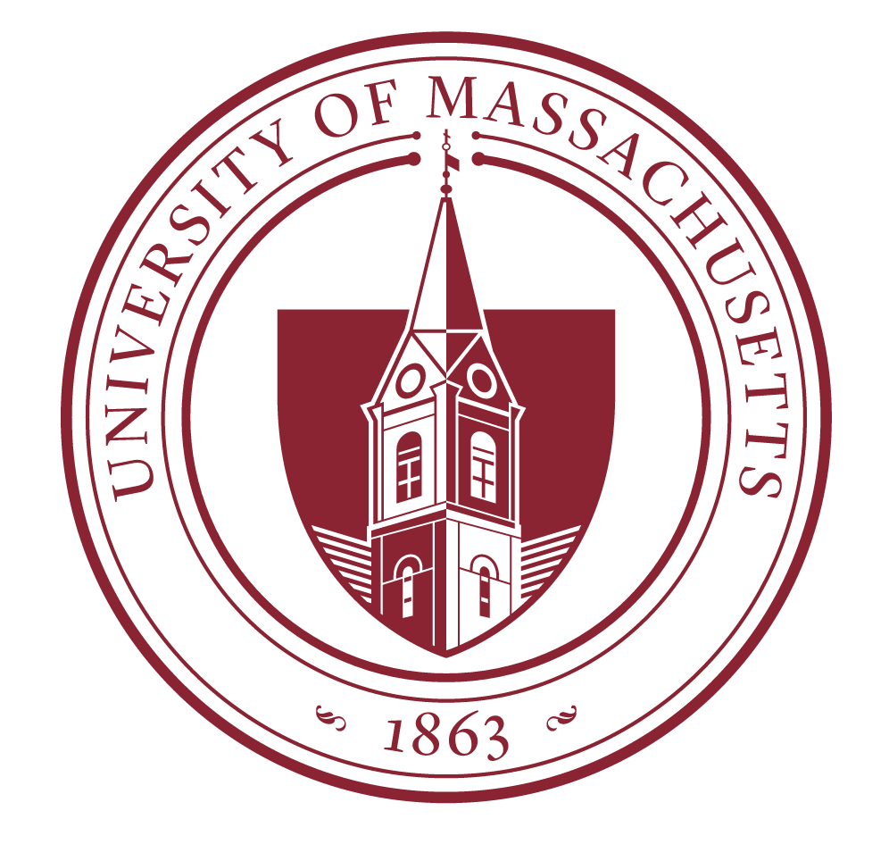 University of Massachusetts Amherst Formal Spire Seal, maroon variant, cell 1