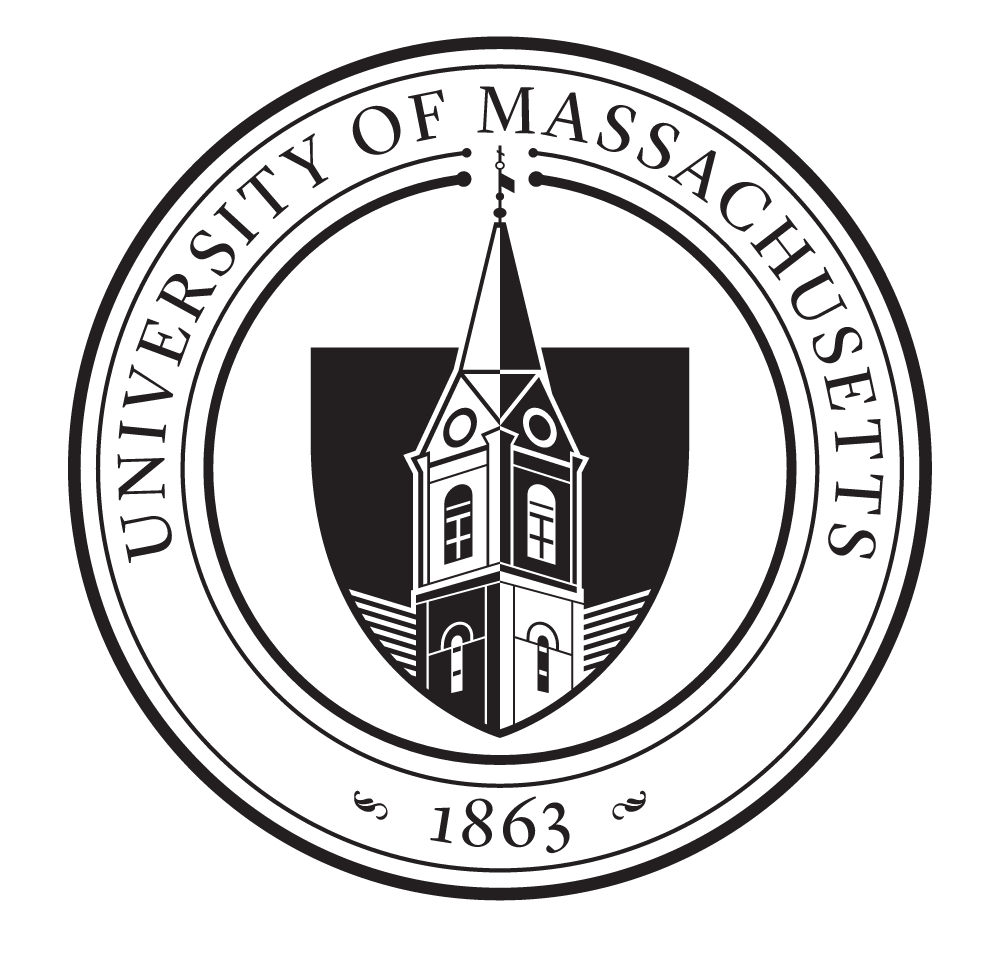 University of Massachusetts Amherst Formal Spire Seal, black variant, cell 3