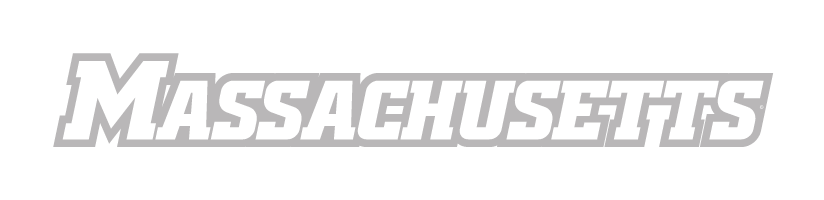 MASSACHUSETTS wordmark, white with grey outline variant, cell 11