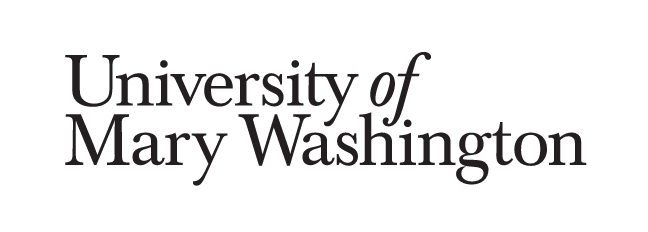 University of Mary Washington wordmark, primary, black variant, cell 3