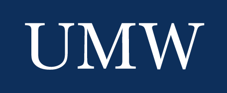 UMW monogram, white on navy variant, cell 22