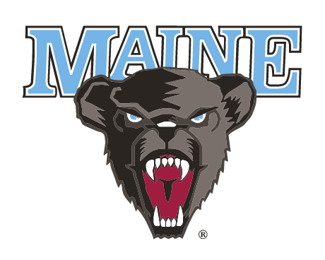 Maine Black Bears primary logo, full color variant, cell 1