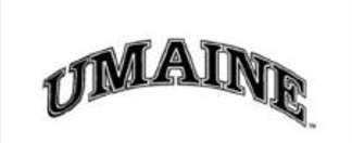 UMAINE wordmark, black arched variant
