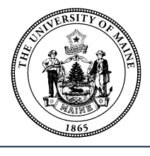 University of Maine seal, black on white variant, cell 96