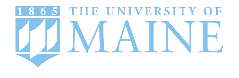 The University of Maine logo, 1 color: PMS 292 variant