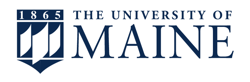 The University of Maine logo, 1 color: PMS 289 variant