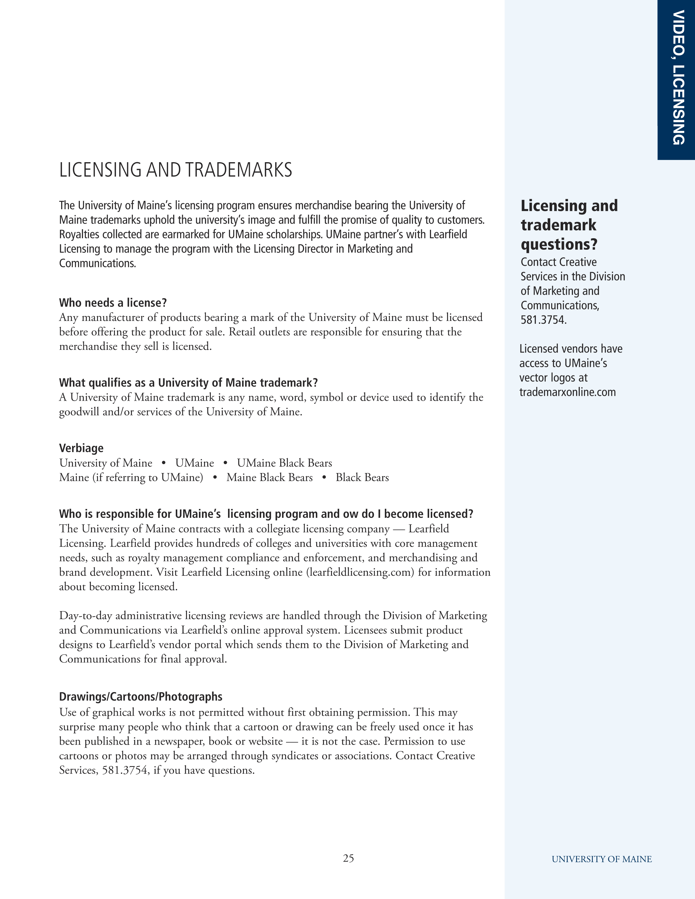 Full Page Guideline Sheet, Standard variant