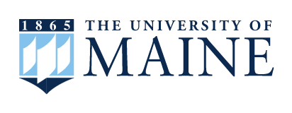 UMaine crest logo, full color variant