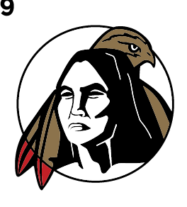 Braves Head logo, full color variant, cell 29