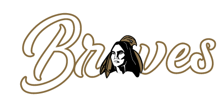 Braves script wordmark, gold outline variant, cell 65