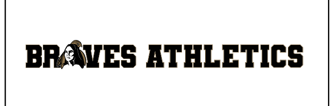 Braves Athletics Horizontal, black text with mascot head variant, cell 102