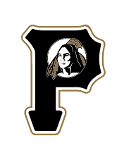 Baseball P, black P with mascot head variant, cell 109