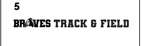 Braves Track & Field, horizontal variant, cell 151